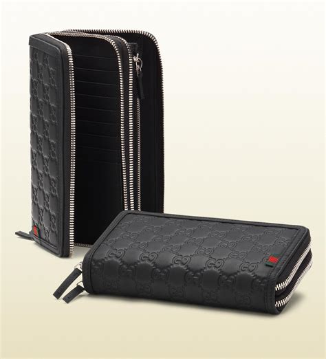 gucci mens zip card case|men's gucci wallets for cheap.